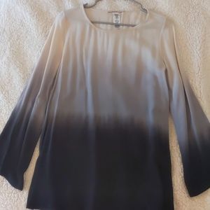 Language light ombre tunic